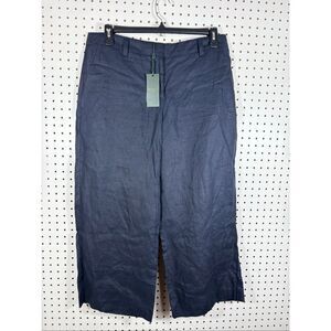 Hobbs London wide leg Linen pants size 10